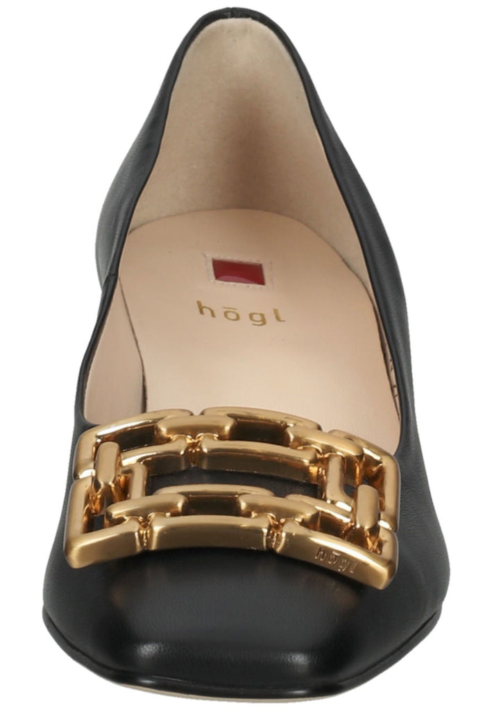 Högl Pumps Leder Schwarz