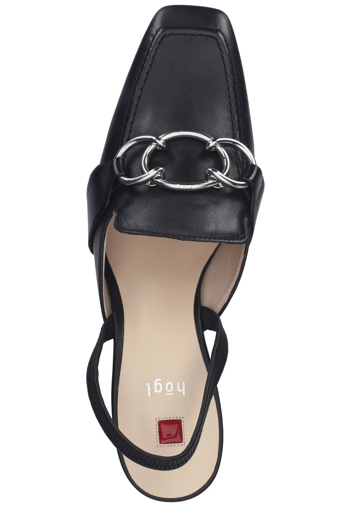 Högl Pumps Leder Schwarz