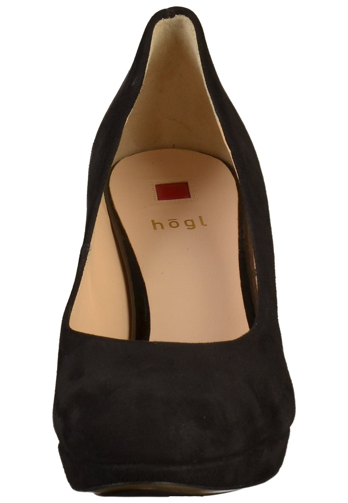 Högl Pumps Leder Schwarz