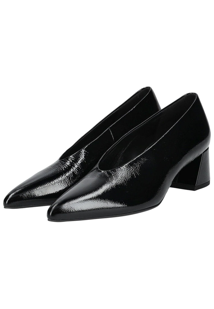 Högl Pumps Leder Schwarz Lack