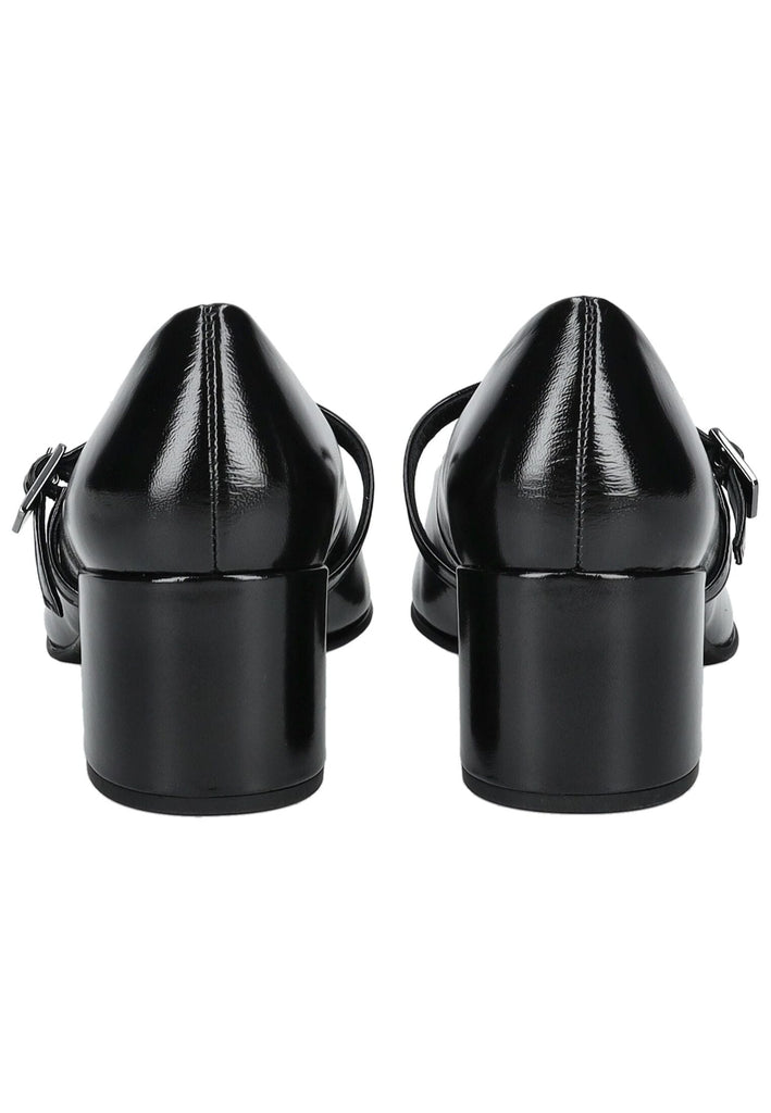 Högl Pumps Leder Schwarz Lack