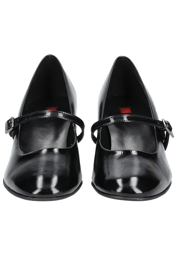 Högl Pumps Leder Schwarz Lack