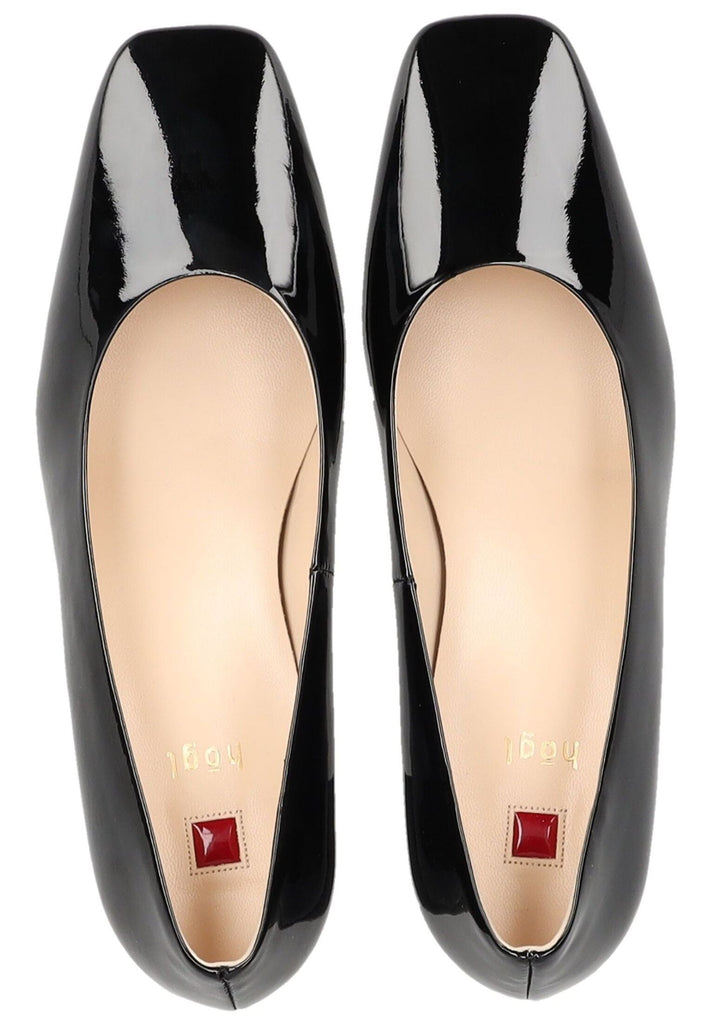 Högl Pumps Leder Schwarz Lack