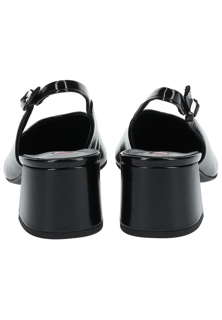 Högl Pumps Leder Schwarz Lack