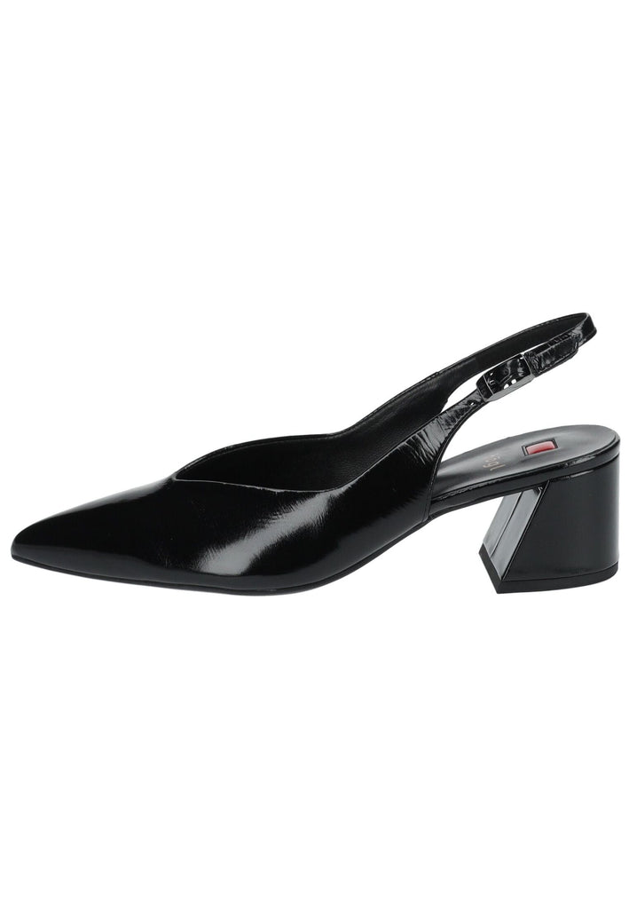 Högl Pumps Leder Schwarz Lack