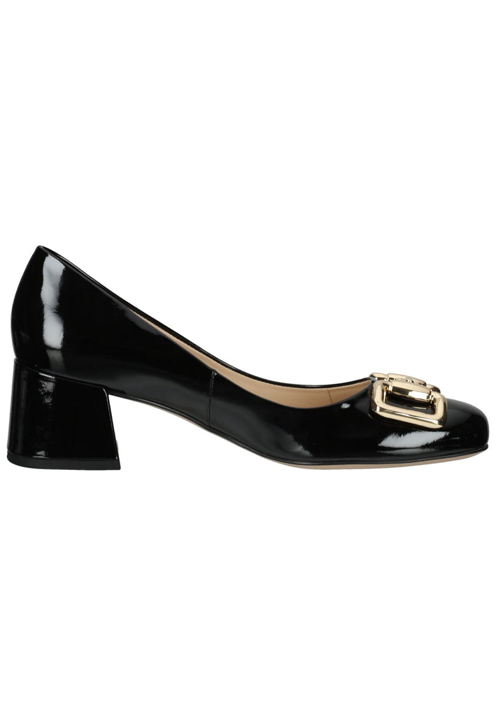 Högl Pumps Leder Schwarz Lack