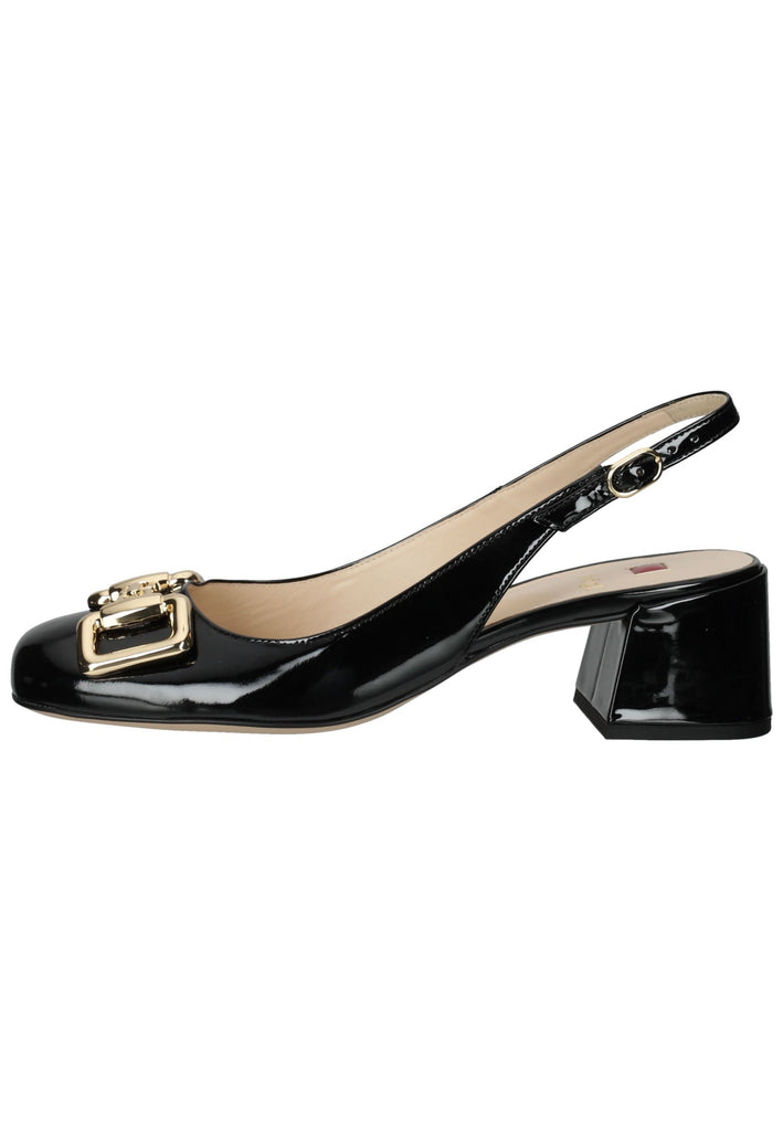 Högl Pumps Leder Schwarz Lack