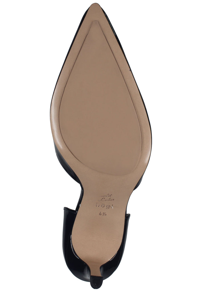 Högl Pumps Leder Schwarz Lack