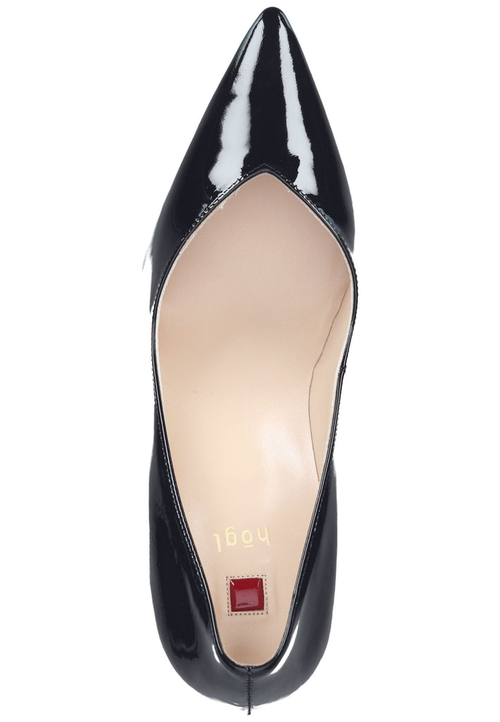 Högl Pumps Leder Schwarz Lack