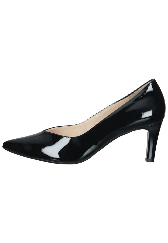 Högl Pumps Leder Schwarz Lack