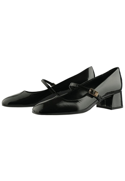 Högl Pumps Leder Schwarz Lack