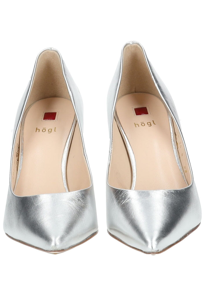 Högl Pumps Leder Silber