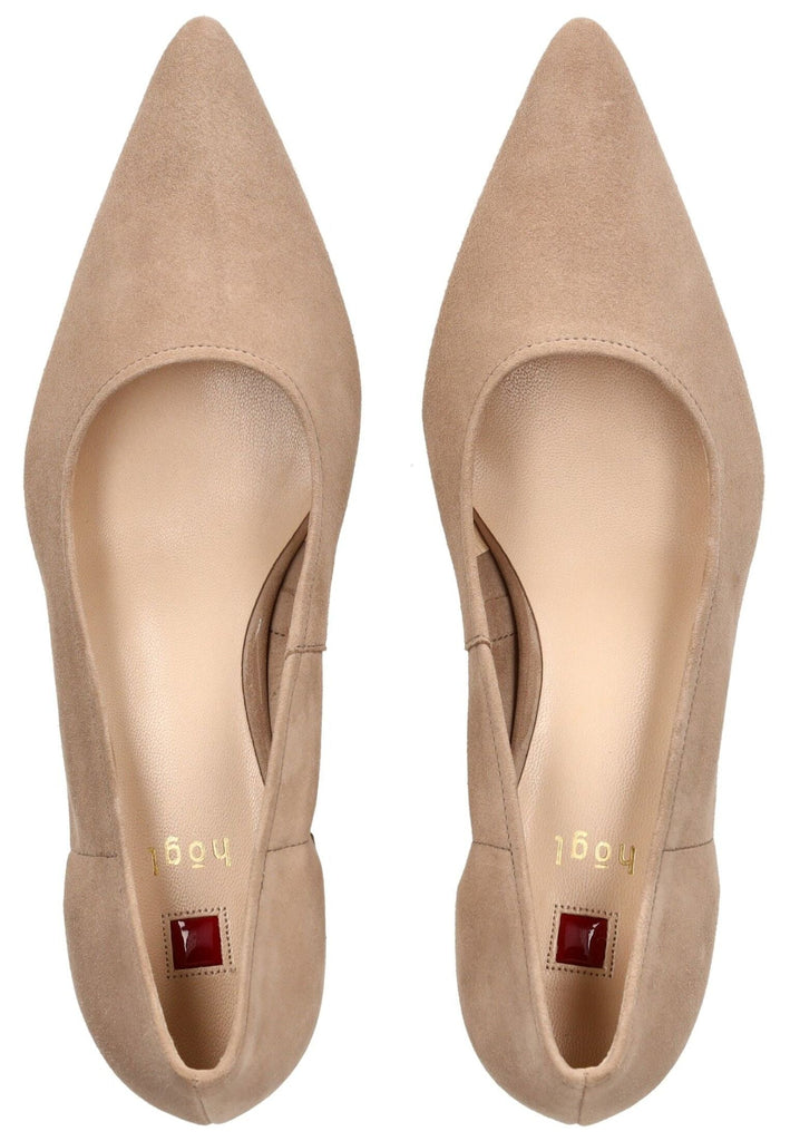 Högl Pumps Leder Taupe