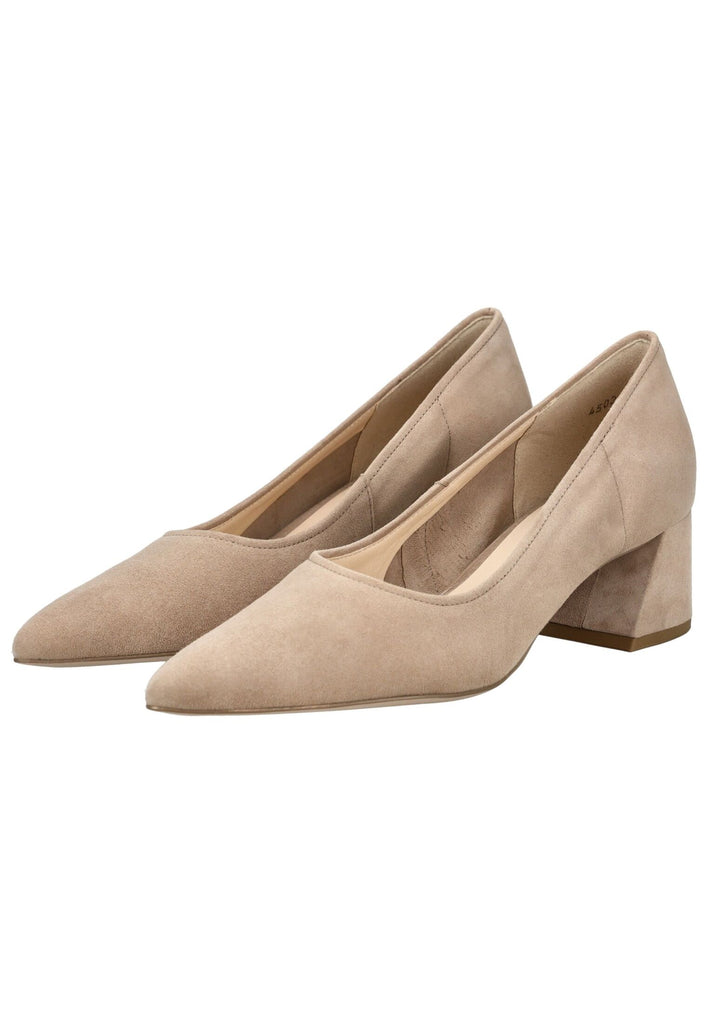 Högl Pumps Leder Taupe