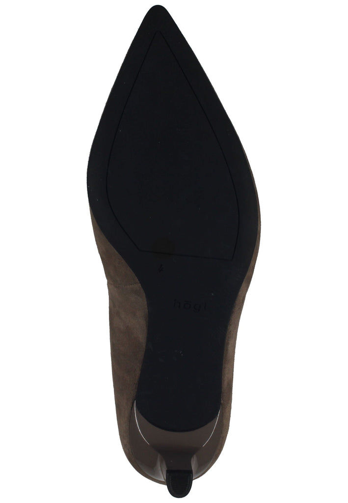 Högl Pumps Leder Taupe
