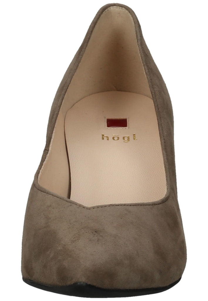 Högl Pumps Leder Taupe