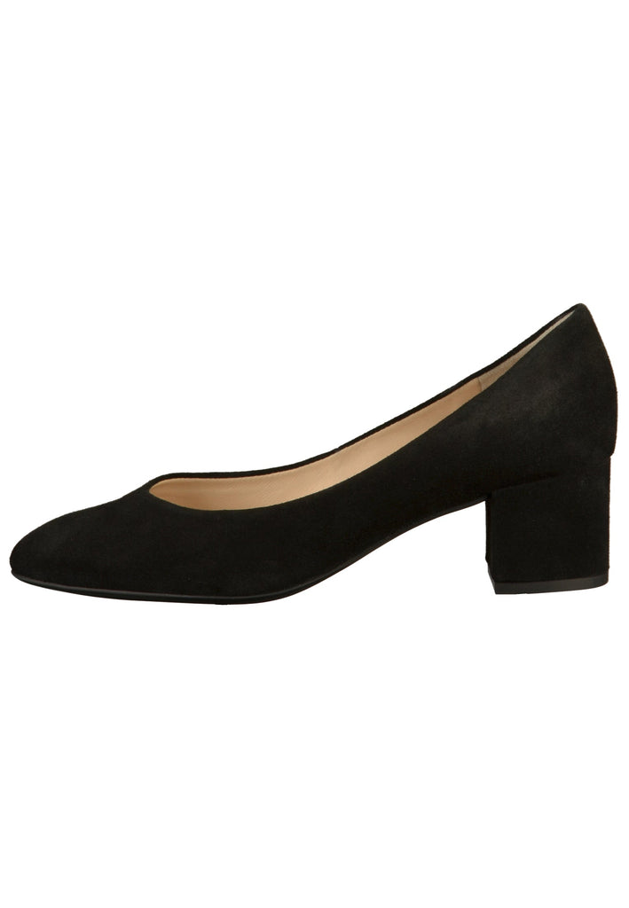 Högl Pumps Nubukleder Schwarz