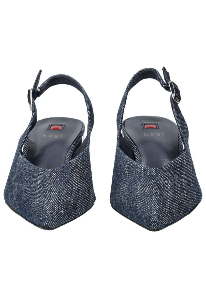 Högl Pumps Textil Blau