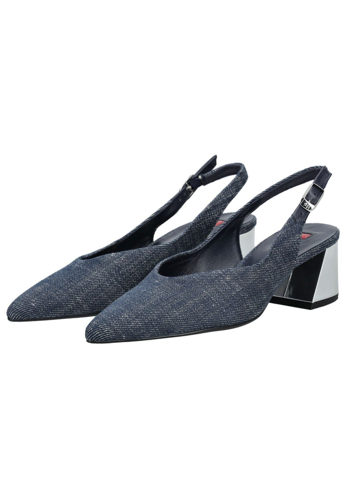 Högl Pumps Textil Blau