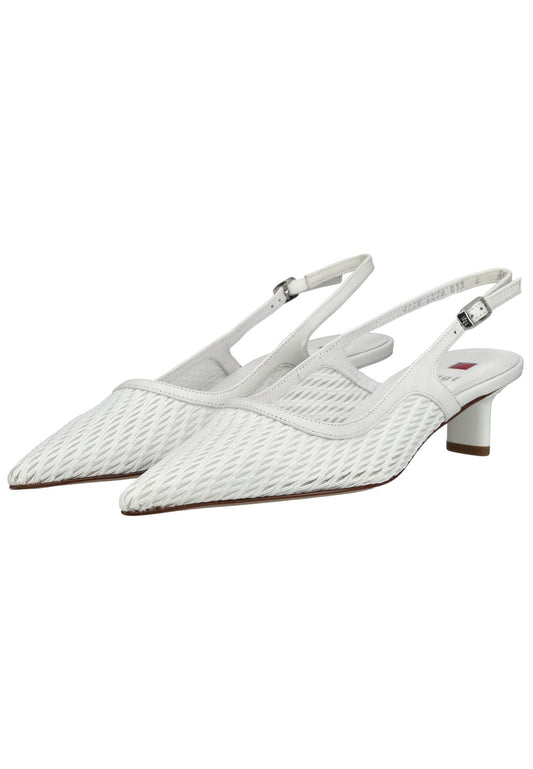 Högl Pumps Textil Weiß