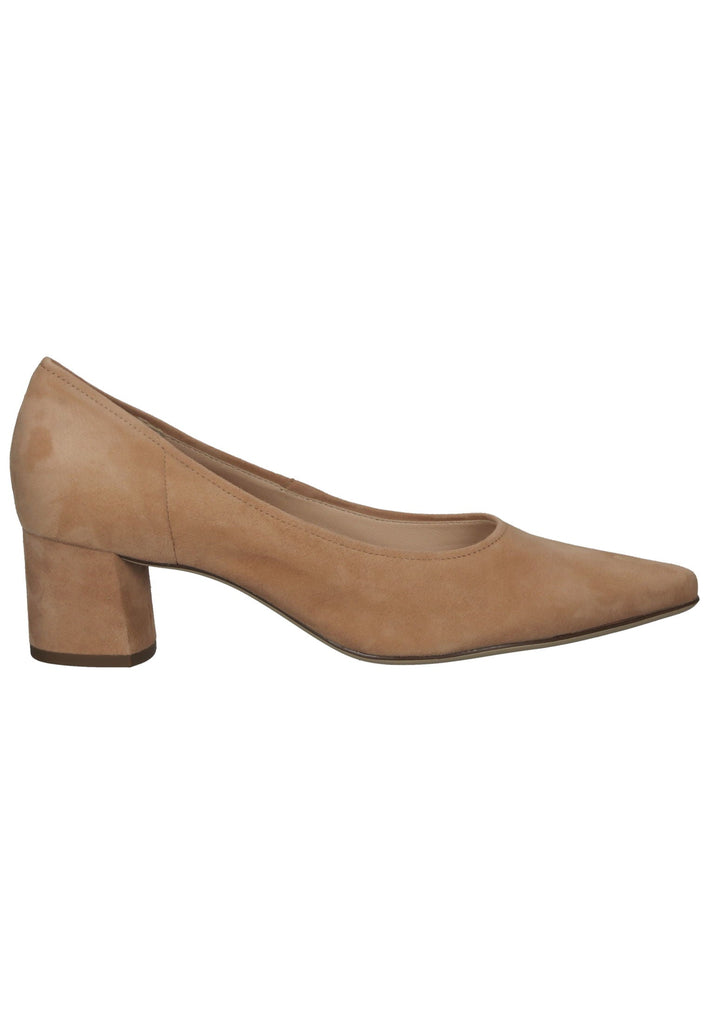 Högl Pumps Veloursleder Beige