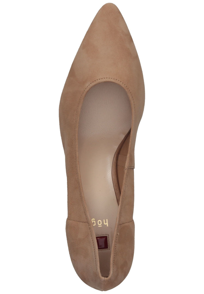 Högl Pumps Veloursleder Beige
