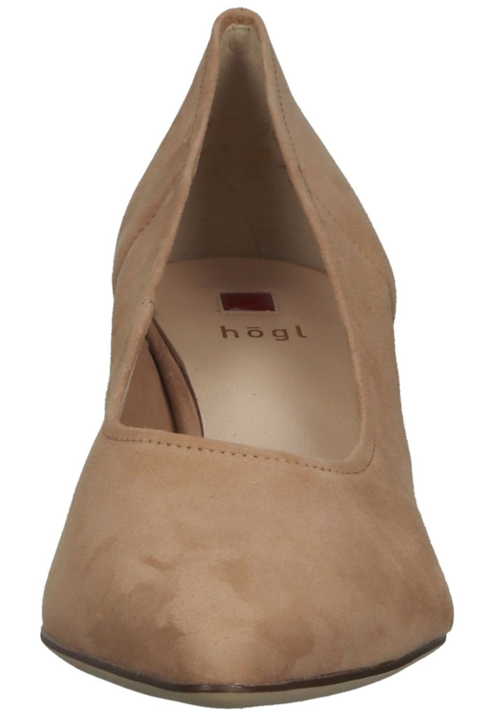 Högl Pumps Veloursleder Beige