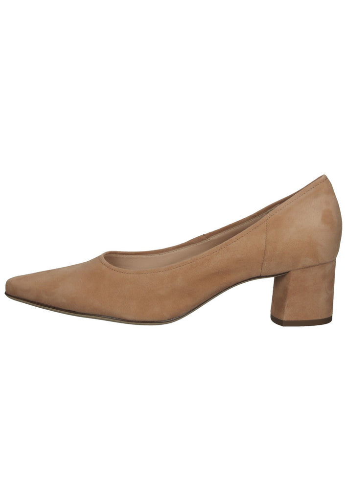 Högl Pumps Veloursleder Beige