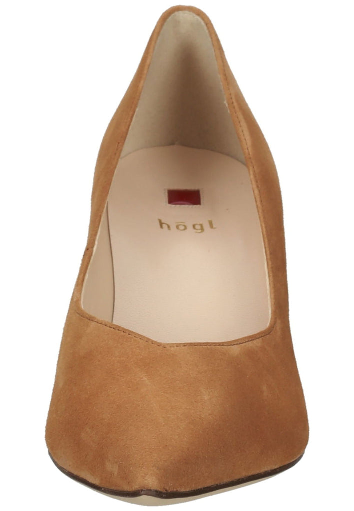 Högl Pumps Veloursleder Camel