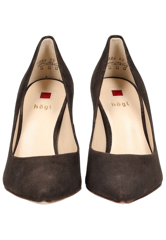 Högl Pumps Veloursleder Dunkelbraun