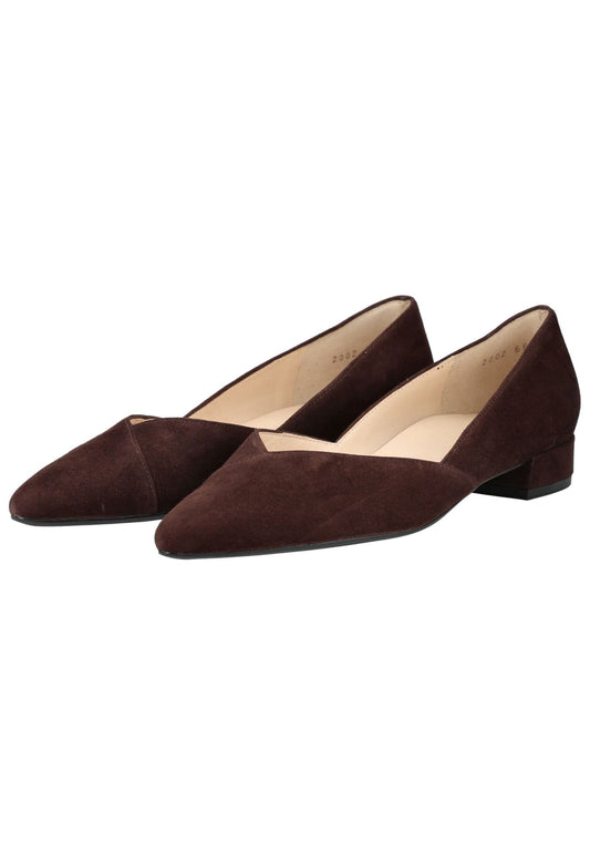 Högl Pumps Veloursleder Dunkelbraun