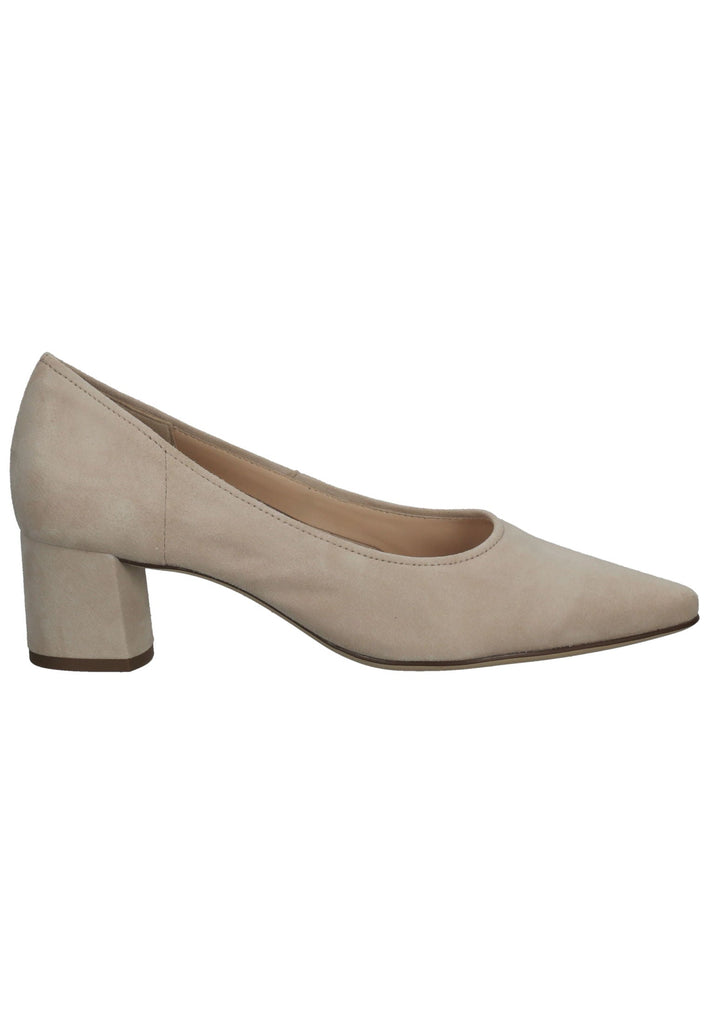 Högl Pumps Veloursleder Hellbeige