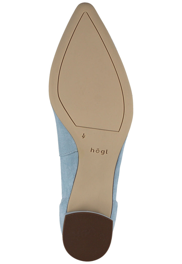 Högl Pumps Veloursleder Hellblau