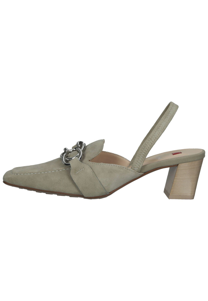 Högl Pumps Veloursleder Hellgrün