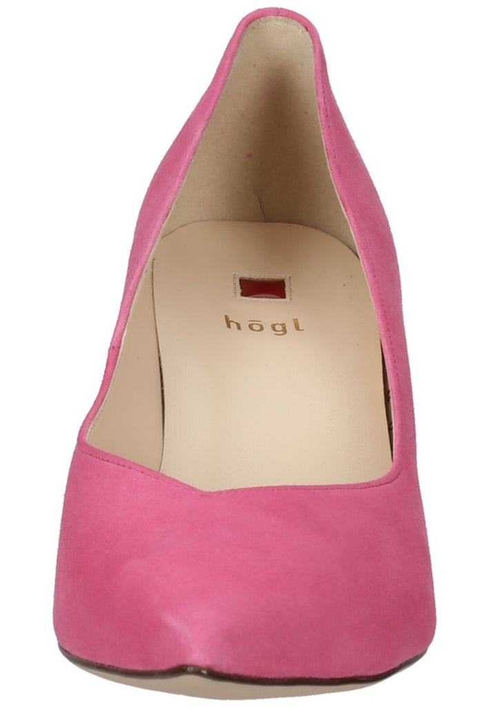 Högl Pumps Veloursleder Hellpink