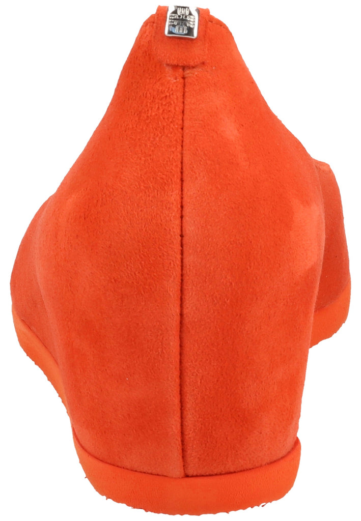 Högl Pumps Veloursleder Orange