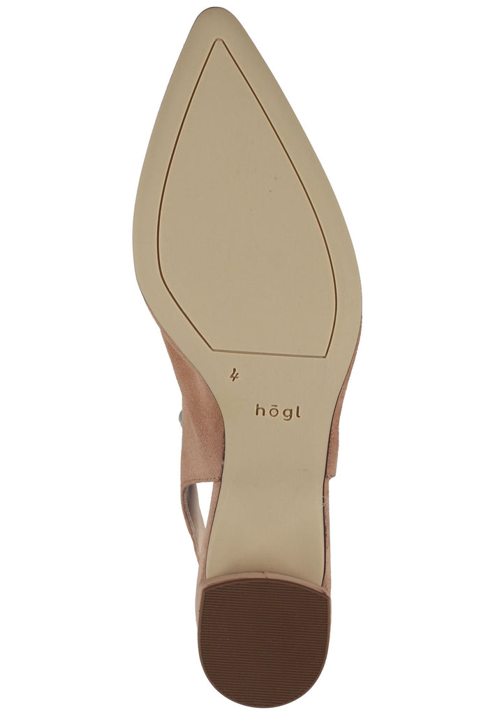 Högl Pumps Veloursleder Sand