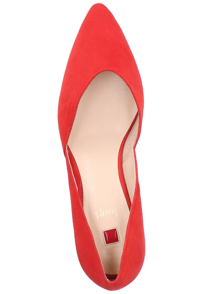 Högl Pumps Veloursleder Scarlet