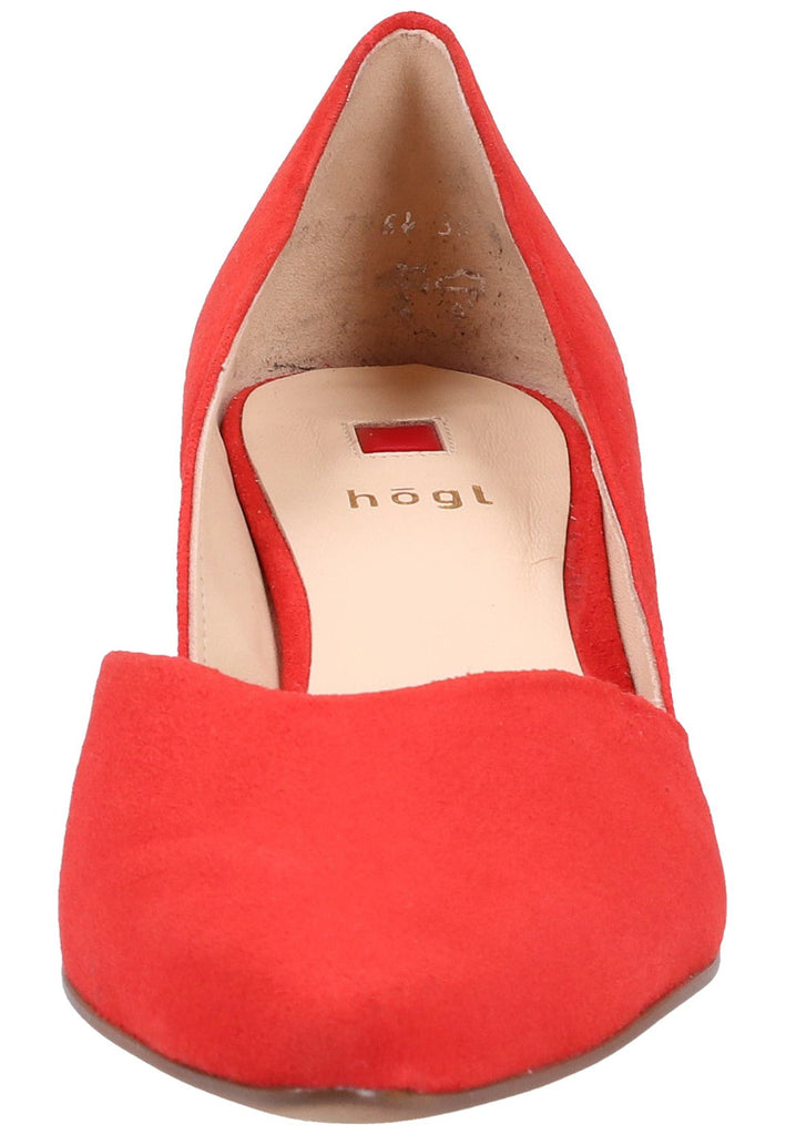 Högl Pumps Veloursleder Scarlet