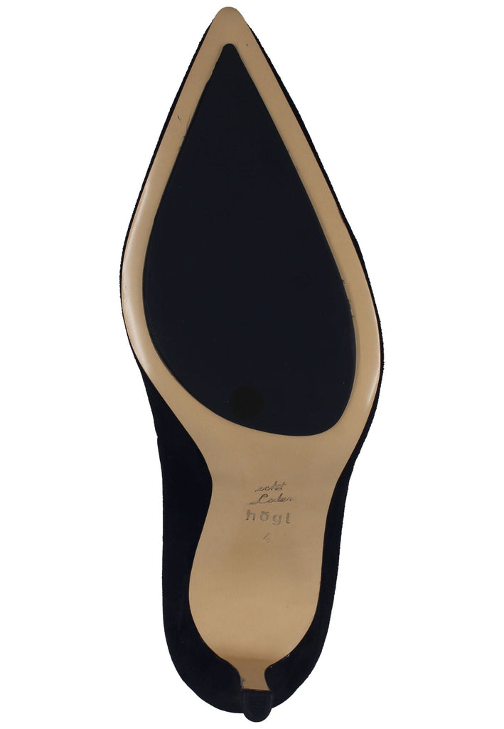 Högl Pumps Veloursleder Schwarz