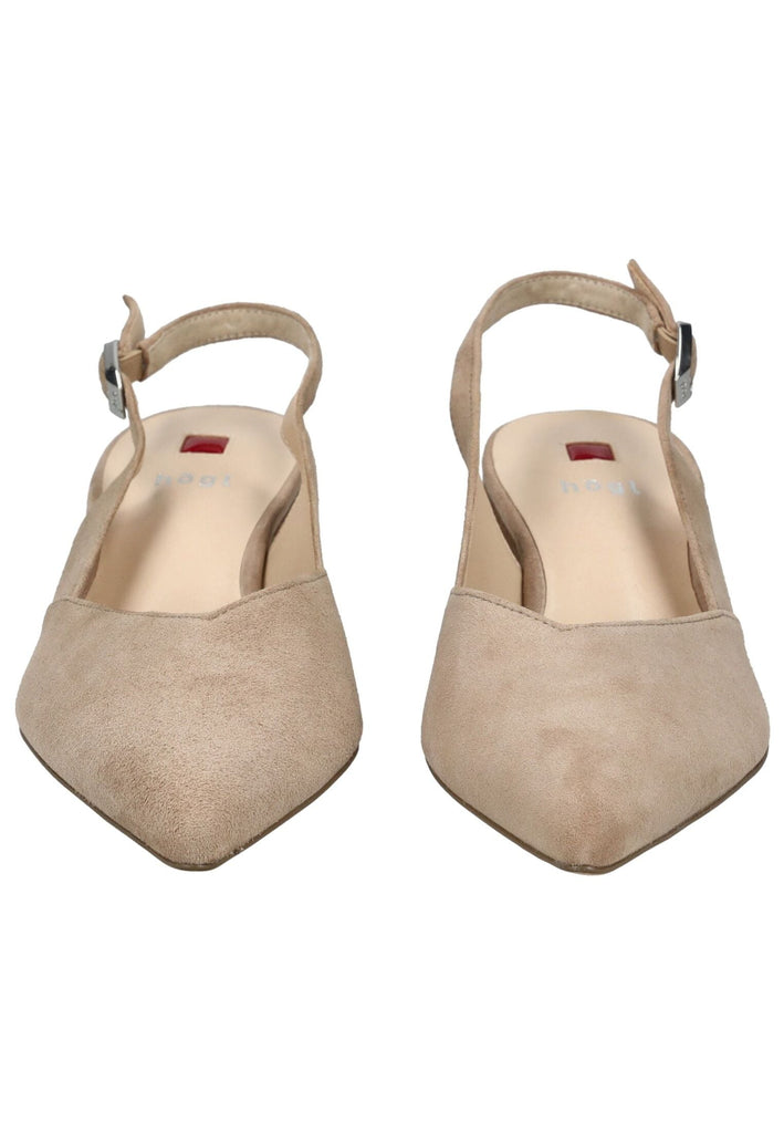 Högl Pumps Veloursleder Taupe