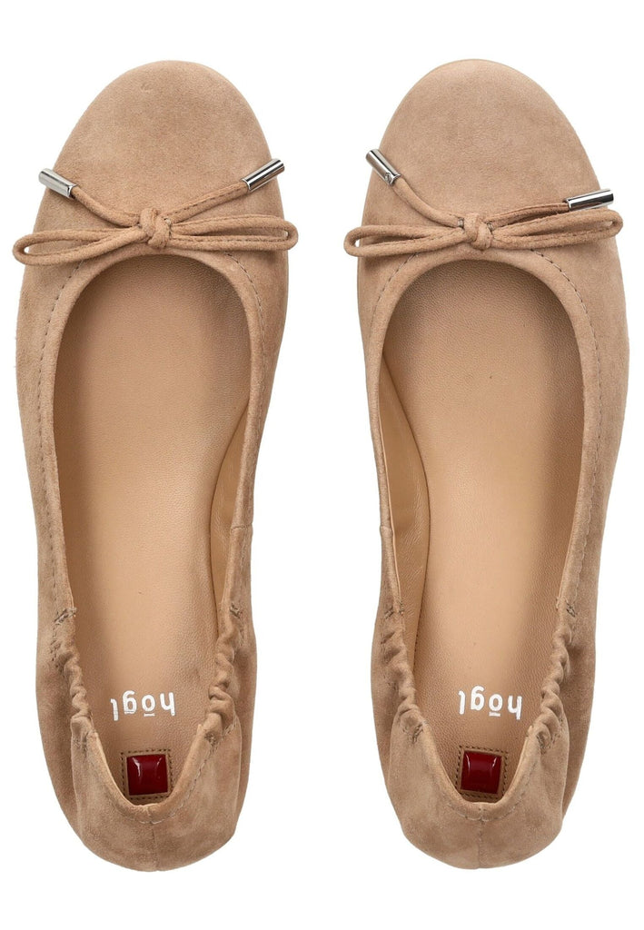 Högl Pumps Veloursleder Taupe