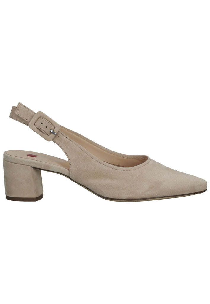 Högl Pumps Veloursleder Taupe