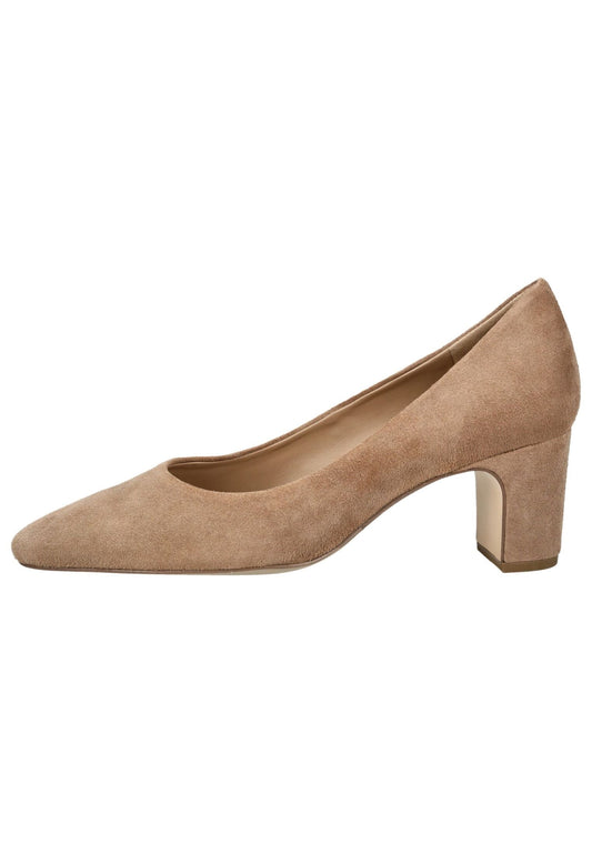 Högl Pumps Veloursleder Taupe