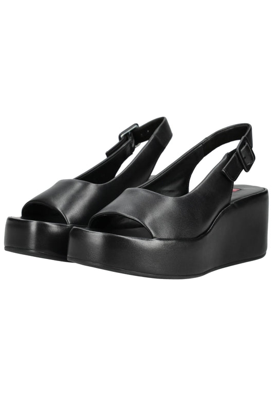 Högl Sandalen Glattleder Schwarz