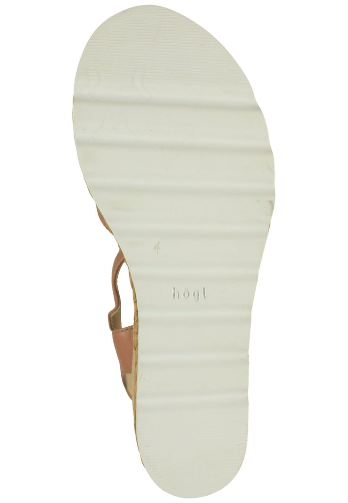 Högl Sandalen Leder Braun/Beige