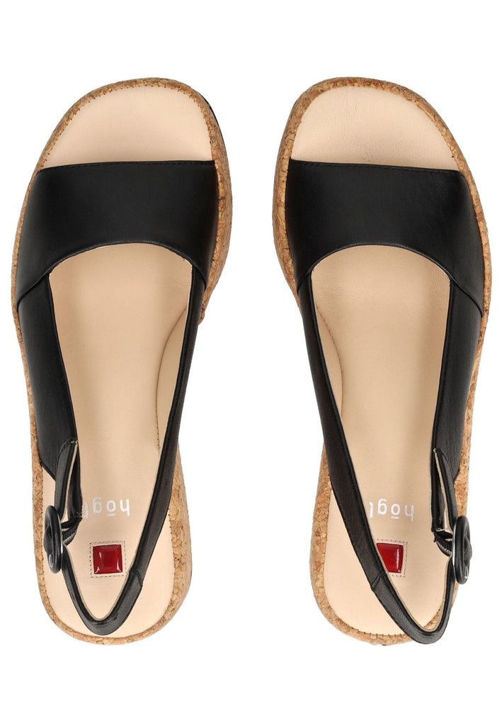 Högl Sandalen Leder Schwarz