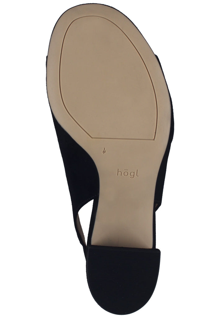 Högl Sandalen Leder Schwarz