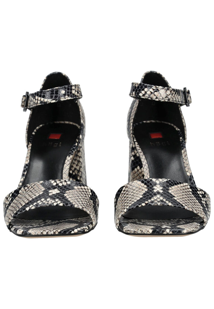 Högl Sandalen Leder Schwarz/Beige