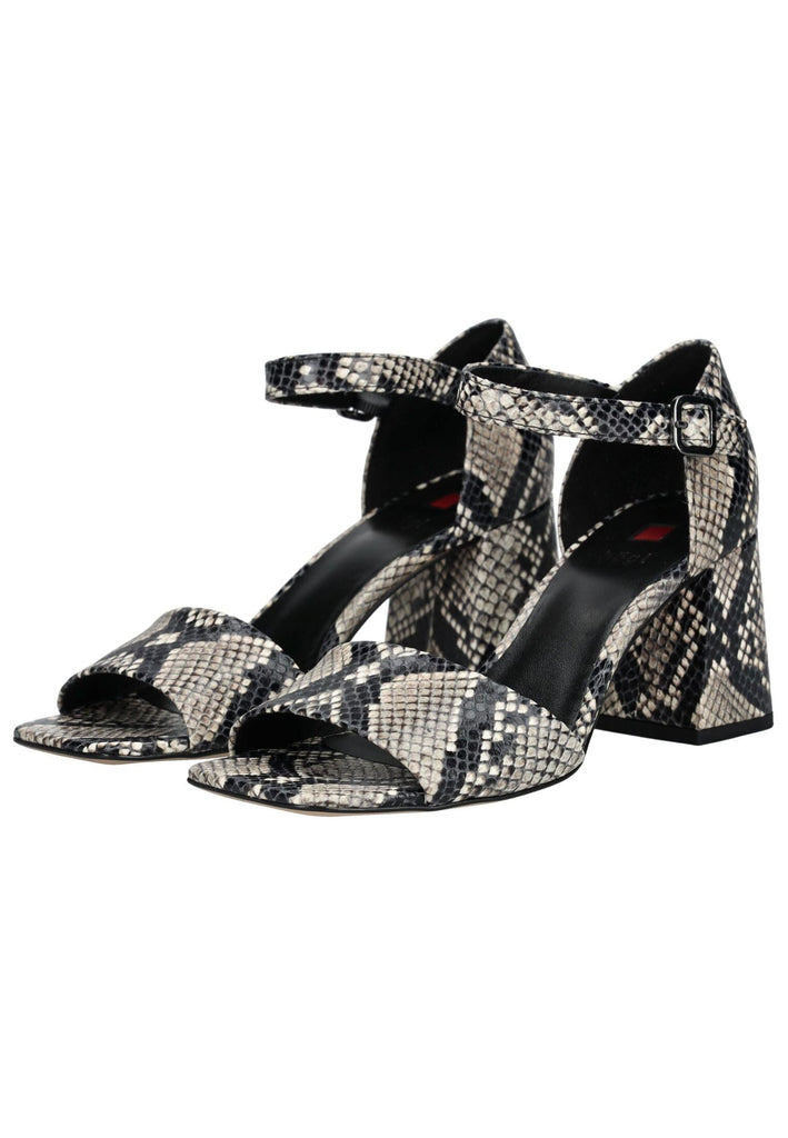 Högl Sandalen Leder Schwarz/Beige